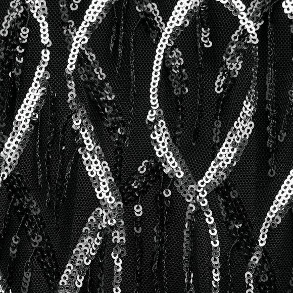 ✨ ZARA Sequin Fringed Mini Dress | Size M | New - Picture 6 of 7